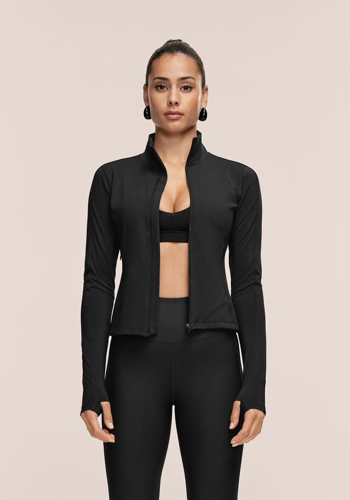 Casall Women's Soft Touch Zip Jacket Black Casall