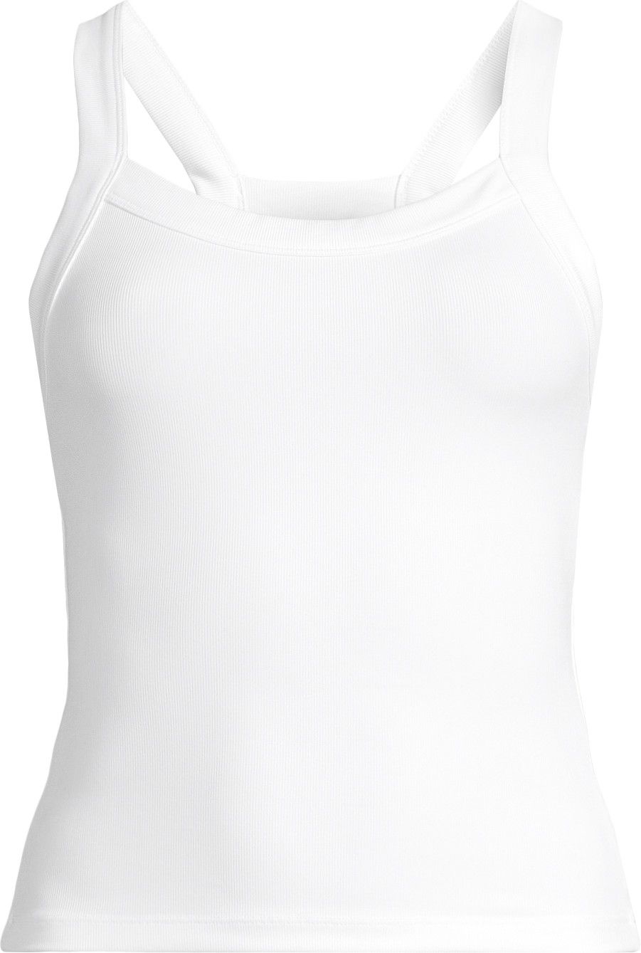 Casall Women's Defined Rib Tank White
