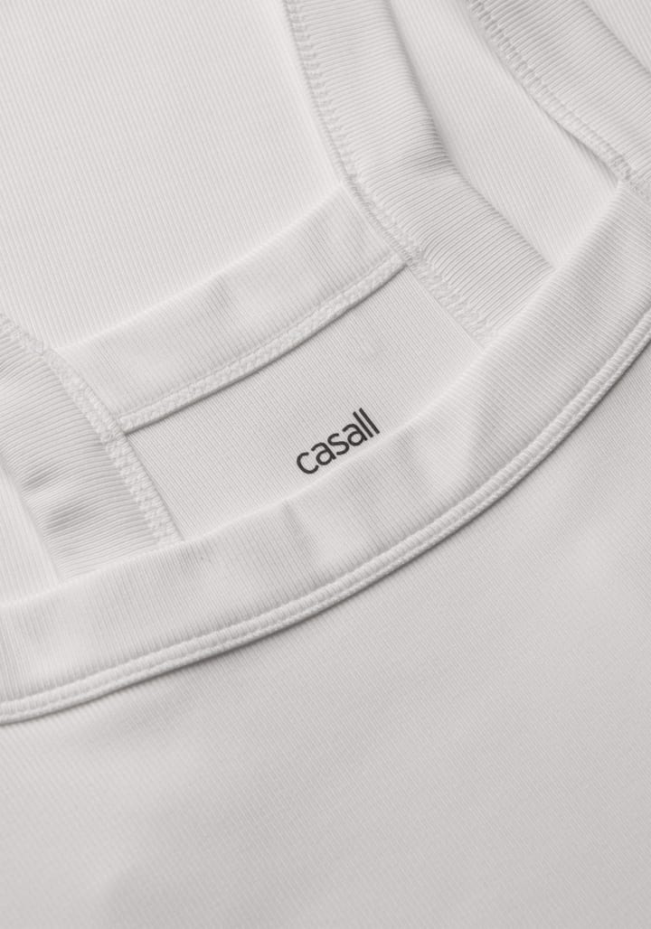 Casall Women's Defined Rib Tank White Casall