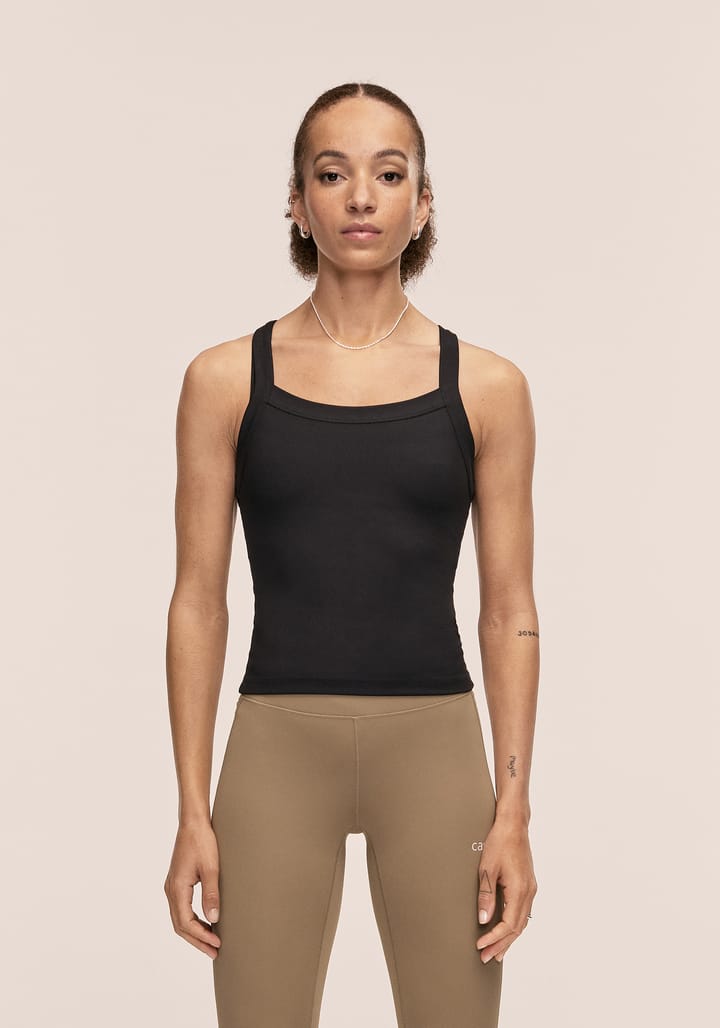 Casall Women's Defined Rib Tank Black Casall