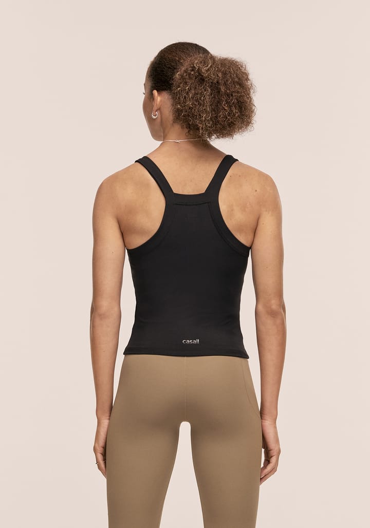 Casall Women's Defined Rib Tank Black Casall