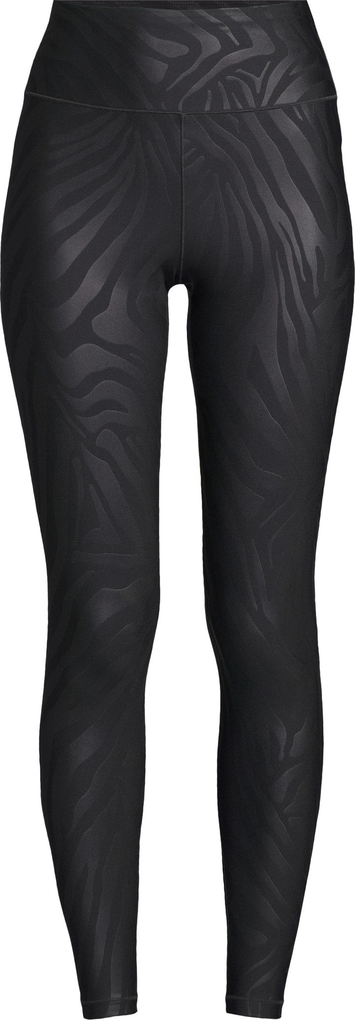 Casall Women's Heat Printed High Waist Tights Zebra Black Casall