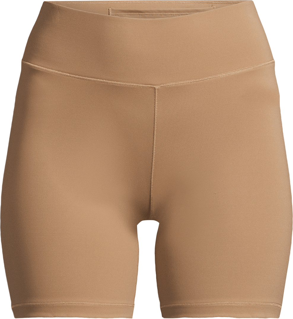 Casall Women's Regular Waist Biker Light Khaki