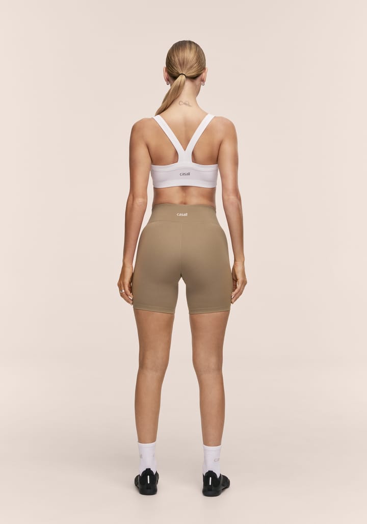 Casall Women's Regular Waist Biker Light Khaki Casall