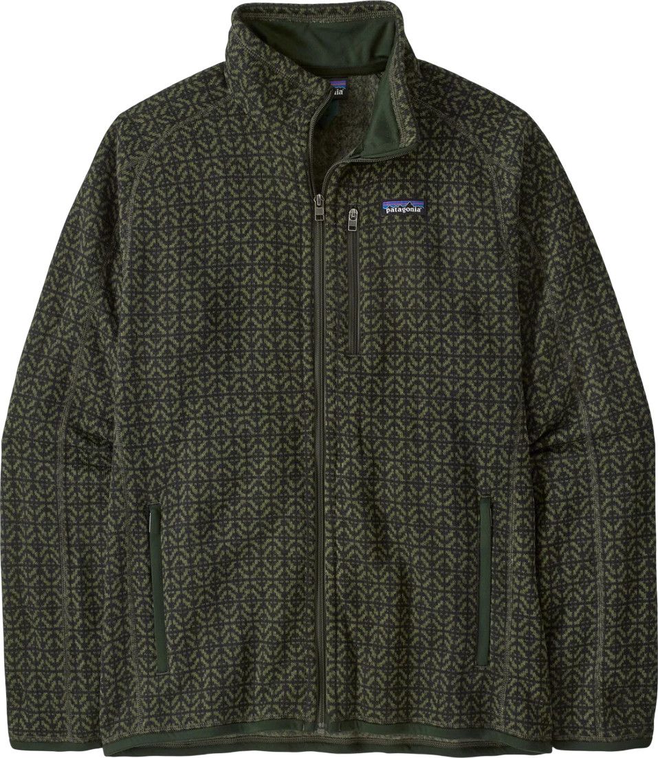 Patagonia Men's Better Sweater Fleece Jacket Scales: Old Growth Green