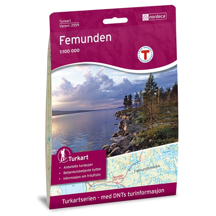 Nordeca Femunden 1:100 000 Turkart Ugland IT