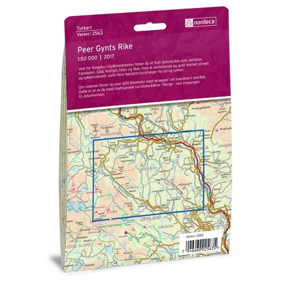 Nordeca Peer Gynts Rike 1:25 000 Turkart Nordeca