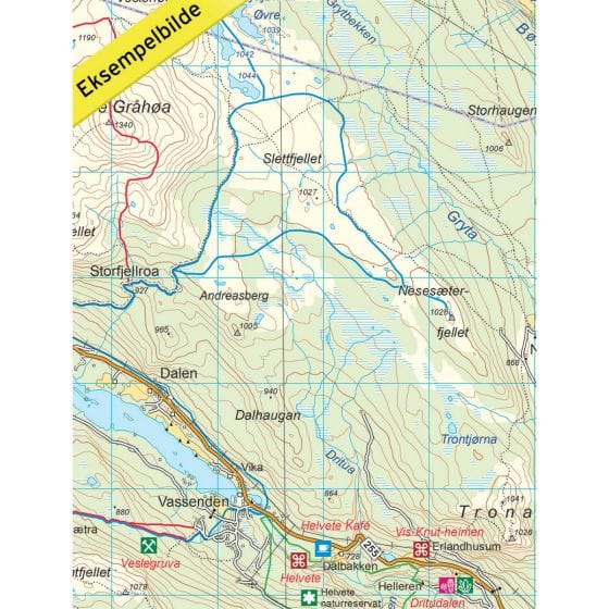 Nordeca Peer Gynts Rike 1:25 000 Turkart Nordeca