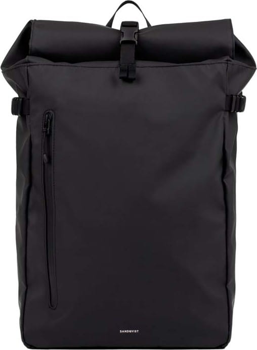 Sandqvist Stream Slim Rolltop L Black Sandqvist Sandqvist Stream Slim Rolltop L Black Sandqvist