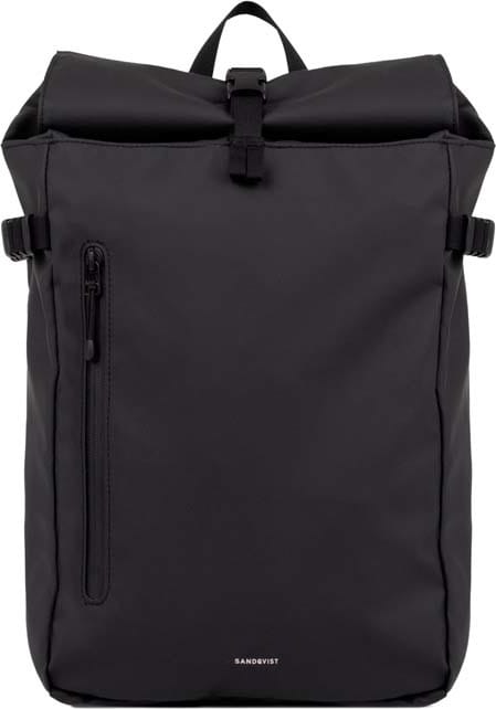 Sandqvist Stream Slim Rolltop M Black Sandqvist Sandqvist Stream Slim Rolltop M Black Sandqvist