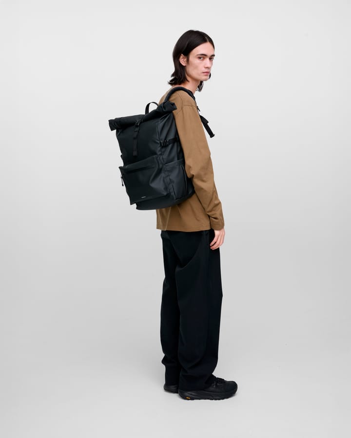 Sandqvist Stream Rolltop Backpack L Black Sandqvist Sandqvist Stream Rolltop Backpack L Black Sandqvist