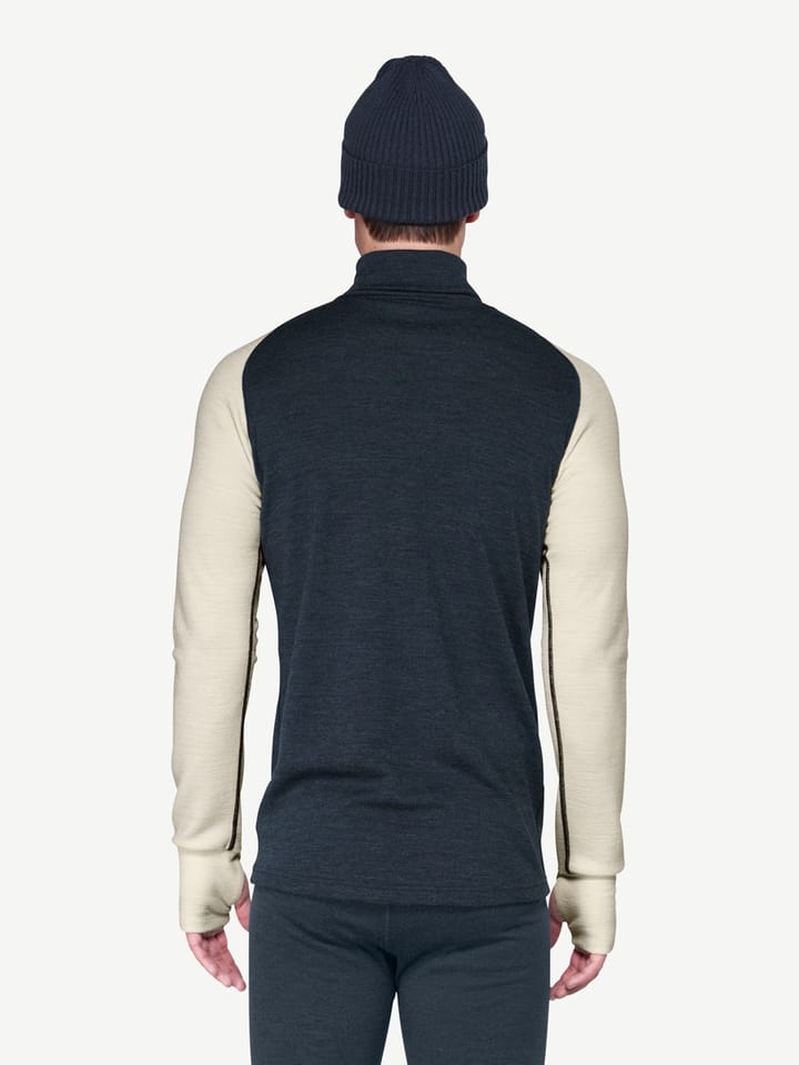 Devold Men's Expedition Merino Silk Zip Ink/offwhite Devold