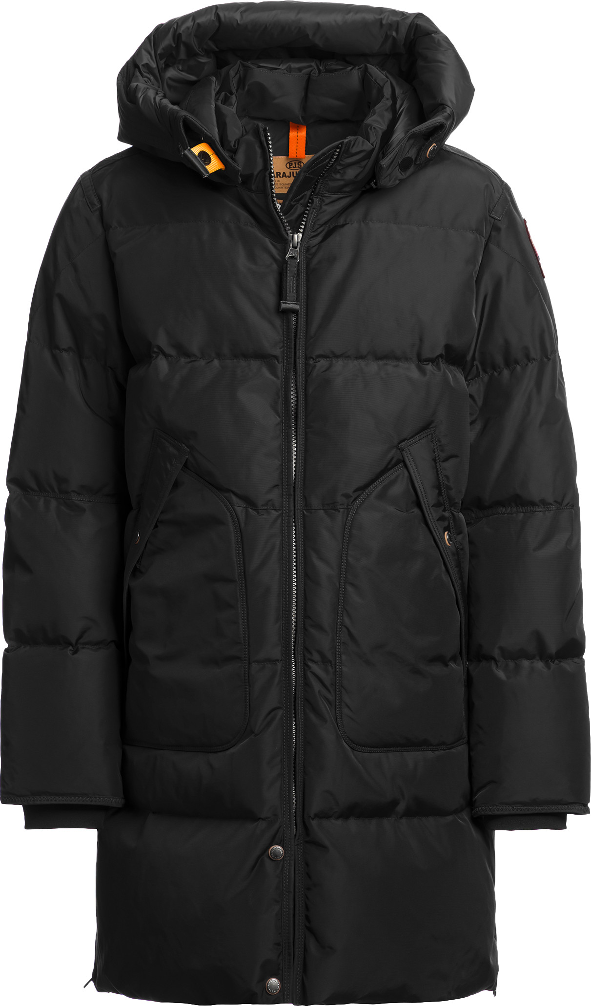 Parajumpers Kids' Long Bear Hooded Parka Black Dunfyllda parkas M