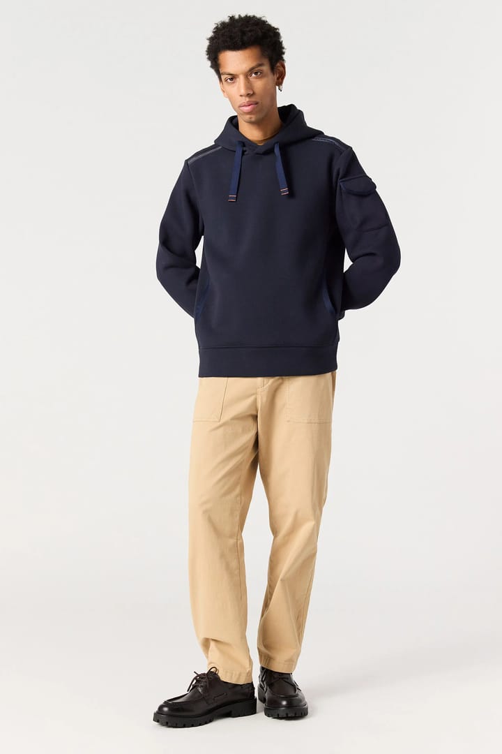 Parajumpers Men's Ike Hooded Fleece Blue Navy Parajumpers Parajumpers Men's Ike Hooded Fleece Blue Navy Parajumpers