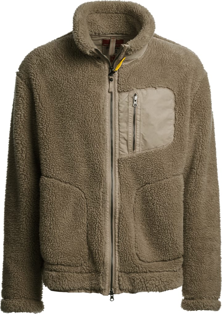 Parajumpers Women's Kimball Curly Fleece Full-Zip Jacket Olive Grey Parajumpers Parajumpers Women's Kimball Curly Fleece Full-Zip Jacket Olive Grey Parajumpers