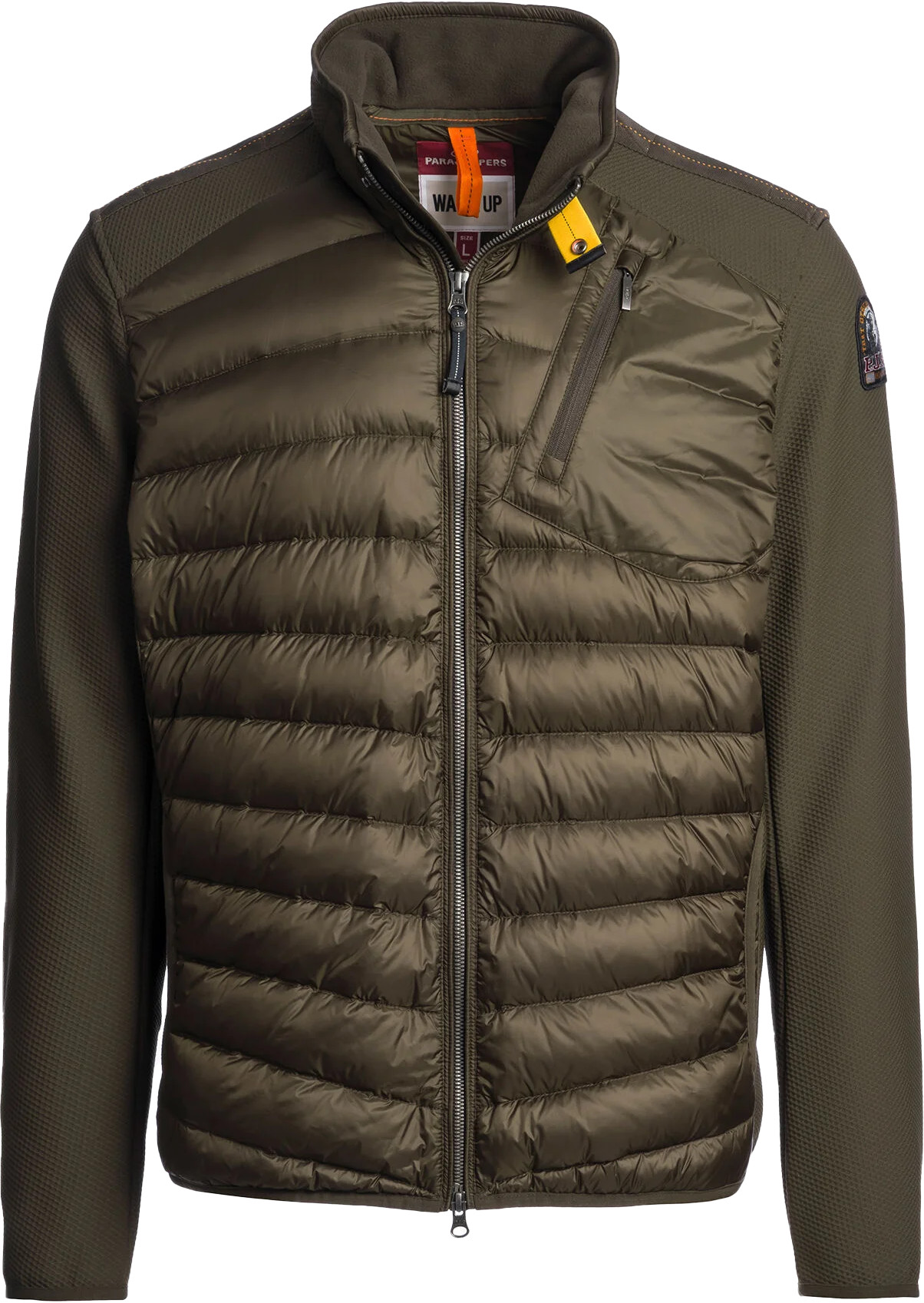 Parajumpers Men's Jayden Hyrbid Jacket Deep Moss Dunjakker mellomlag L