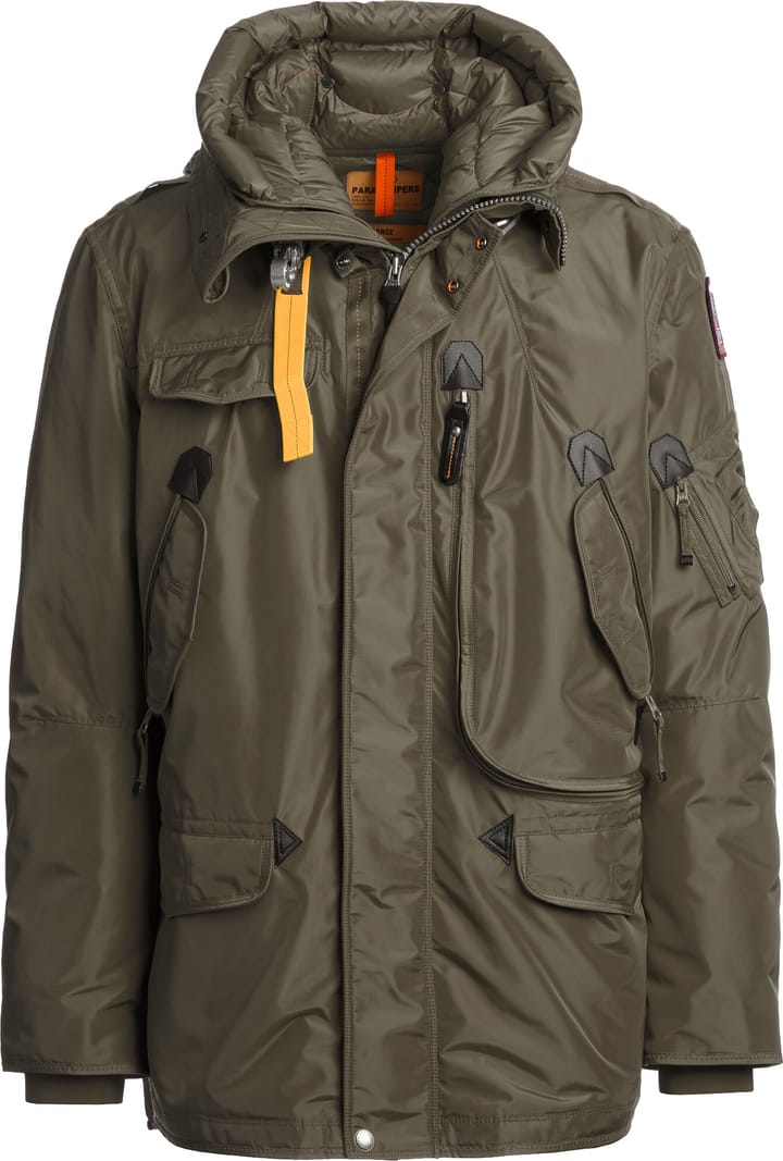 Parajumpers Men's Right Hand Hooded Jacket Olive Grey Parajumpers Parajumpers Men's Right Hand Hooded Jacket Olive Grey Parajumpers