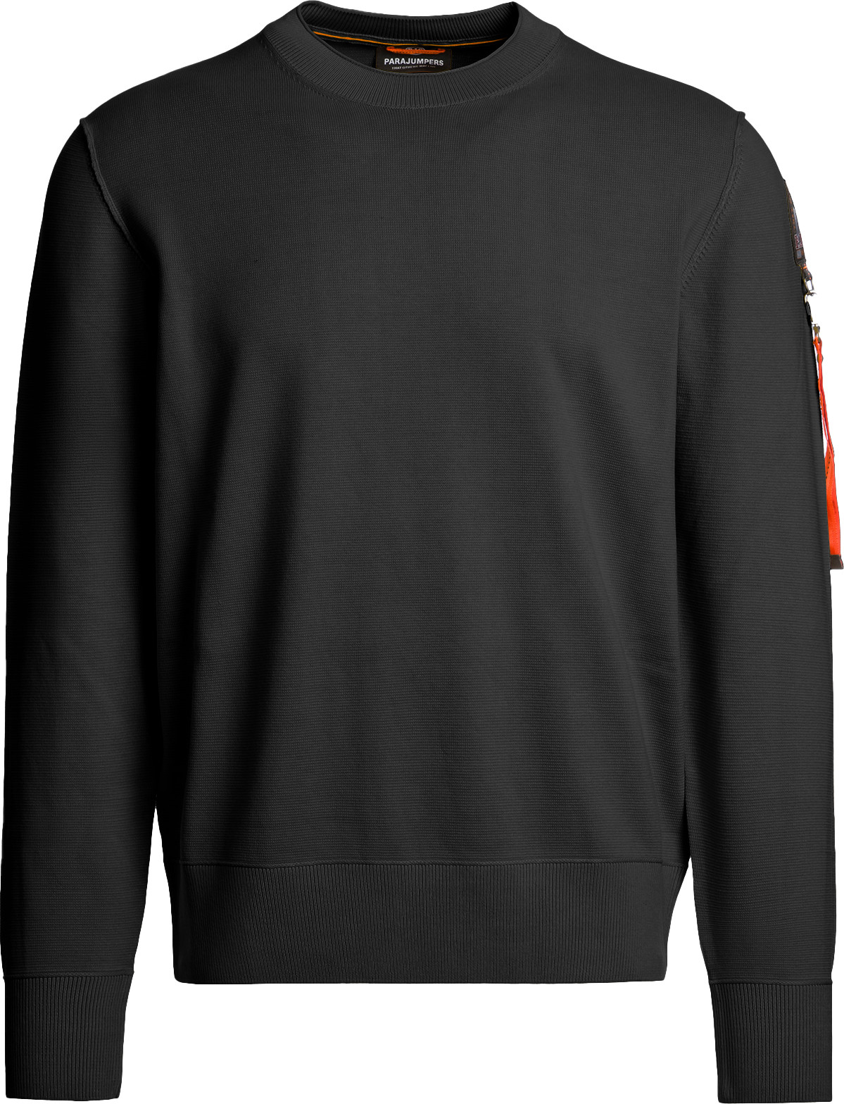 Parajumpers Men's Basic Braw Crewneck Sweater Black Långärmade vardagströjor S
