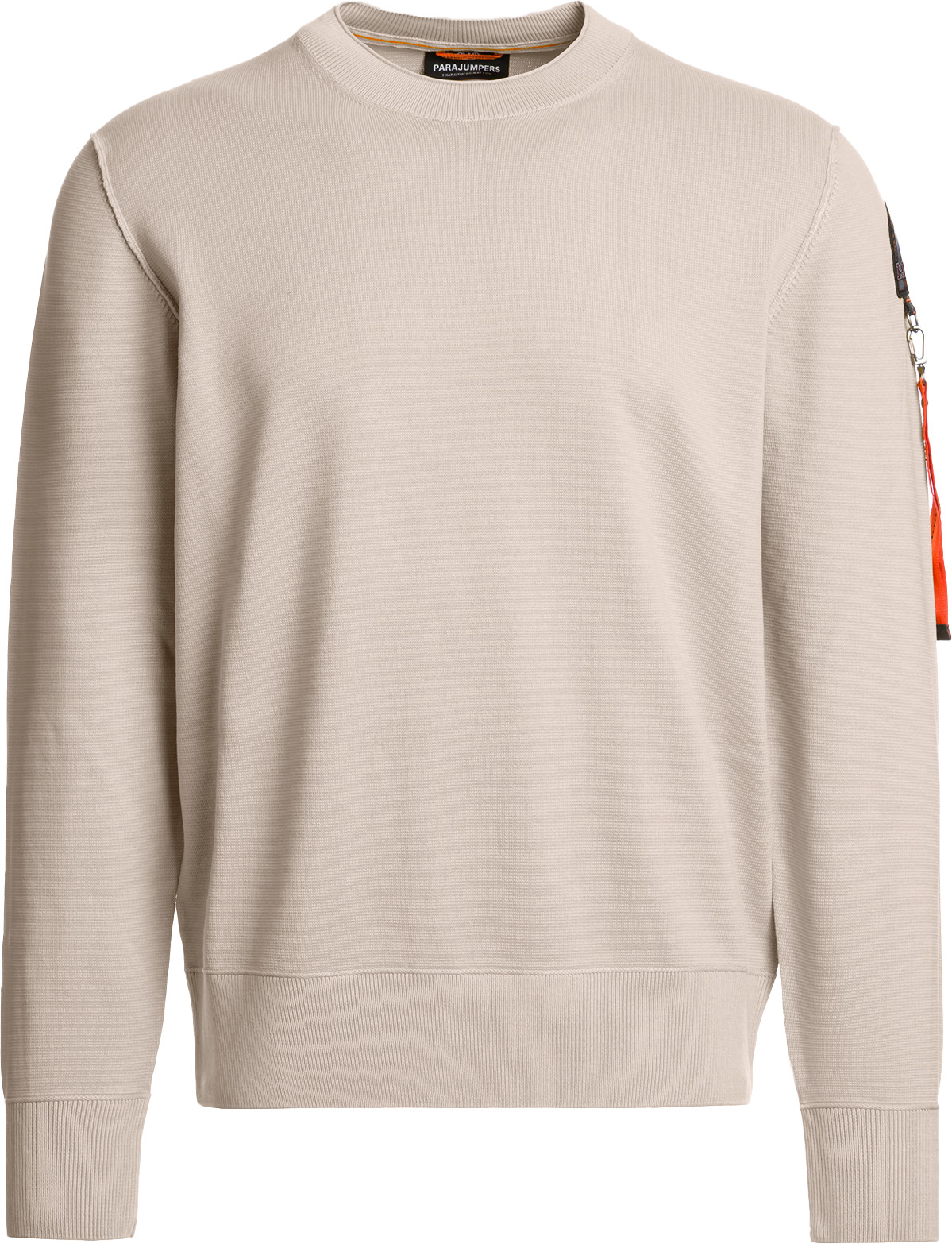 Parajumpers Men's Basic Braw Crewneck Sweater Mastic Långärmade vardagströjor L