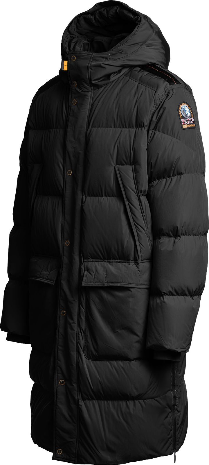 Parajumpers Men's Long Bear Hooded Parka FW25 Black Parajumpers