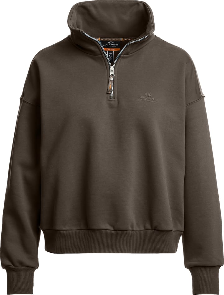 Parajumpers Women's Zendaya Half-Zip Sweat Earth Brown Parajumpers