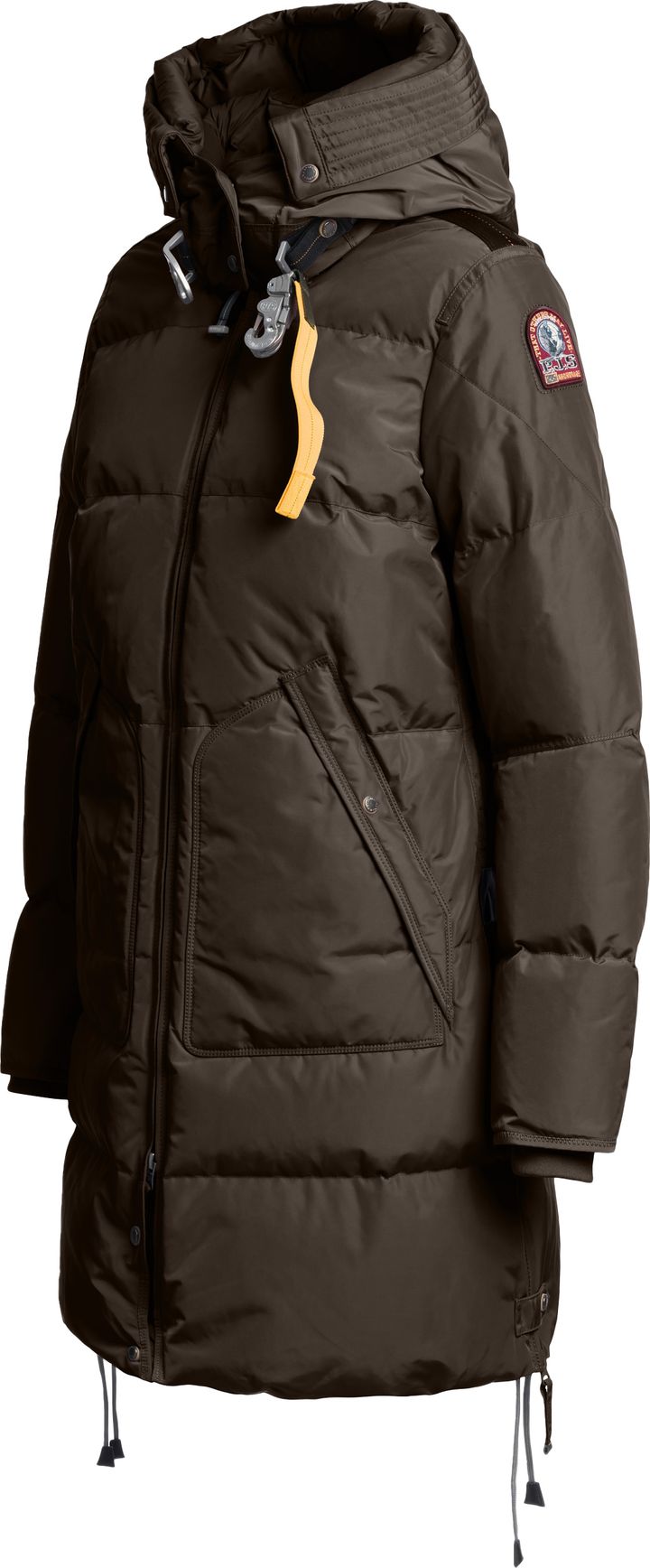 Parajumpers Women's Long Bear Hooded Parka Earth Brown Parajumpers Parajumpers Women's Long Bear Hooded Parka Earth Brown Parajumpers