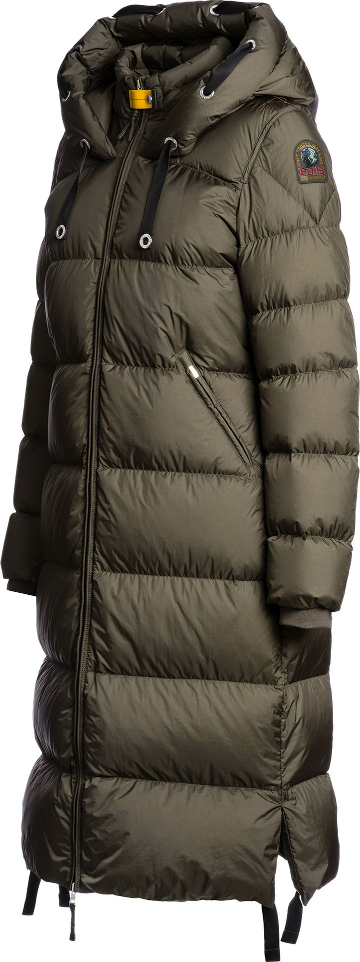 Parajumpers Women's Panda Long Down Jacket Olive Grey Parajumpers
