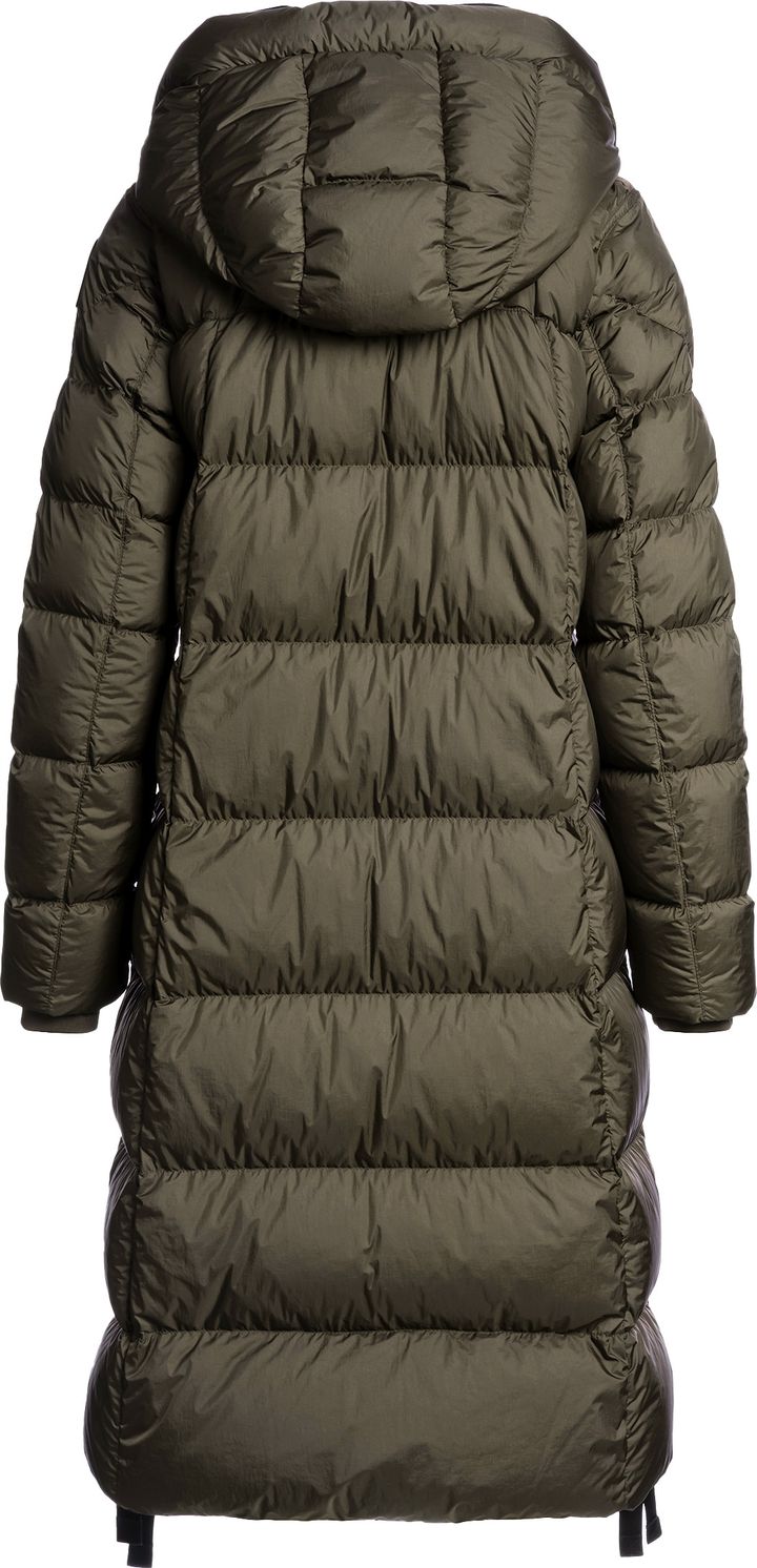 Parajumpers Women's Panda Long Down Jacket Olive Grey Parajumpers Parajumpers Women's Panda Long Down Jacket Olive Grey Parajumpers