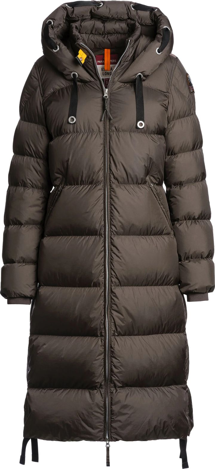 Parajumpers Women's Panda Long Down Jacket Earth Brown Parajumpers