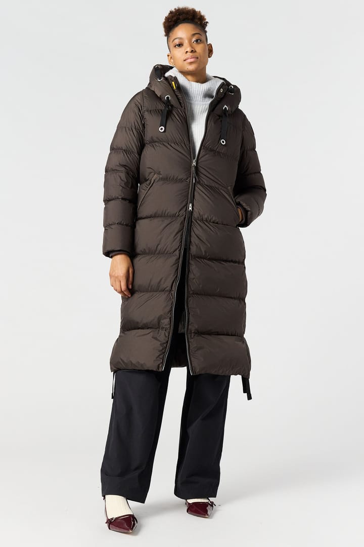Parajumpers Women's Panda Long Down Jacket Earth Brown Parajumpers