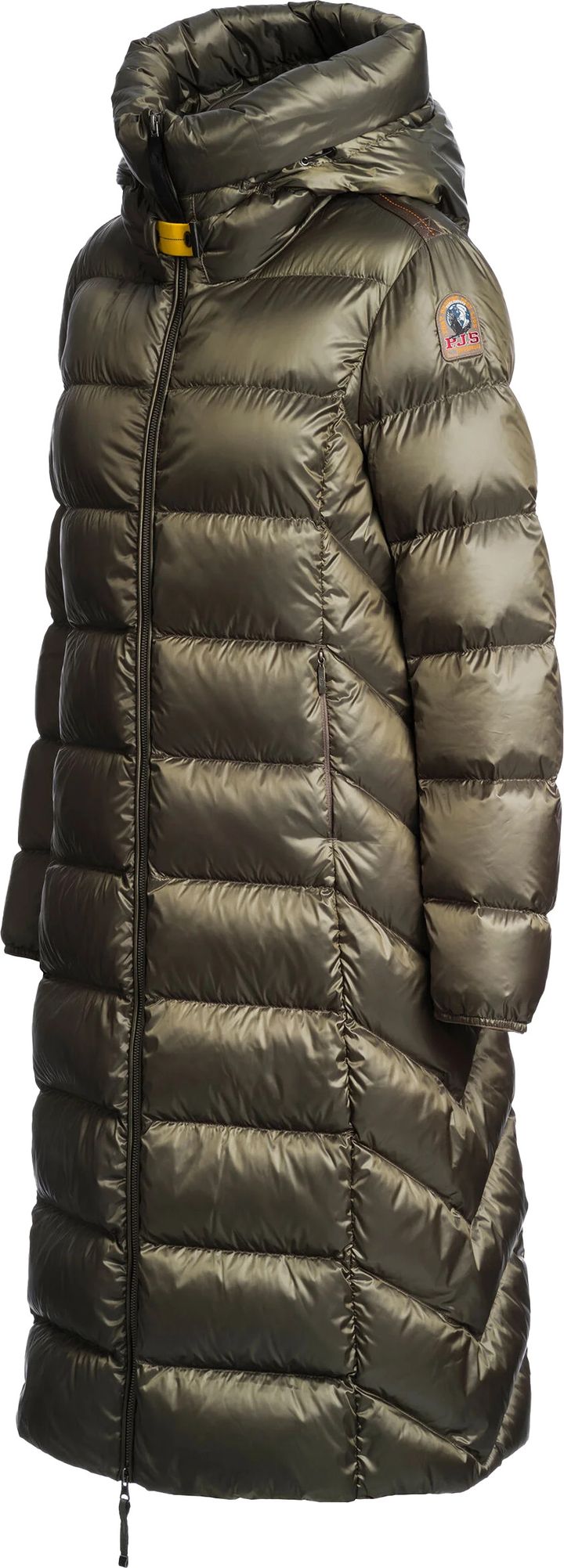 Parajumpers Women's Leah Hooded Down Jacket Olive Grey Parajumpers Parajumpers Women's Leah Hooded Down Jacket Olive Grey Parajumpers