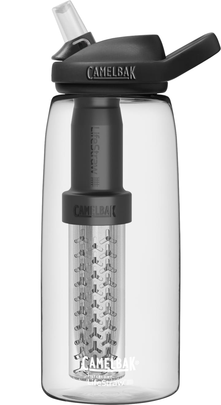 CamelBak Eddy+ Bottle Filtered Life Straw 1L Clear CamelBak CamelBak Eddy+ Bottle Filtered Life Straw 1L Clear CamelBak