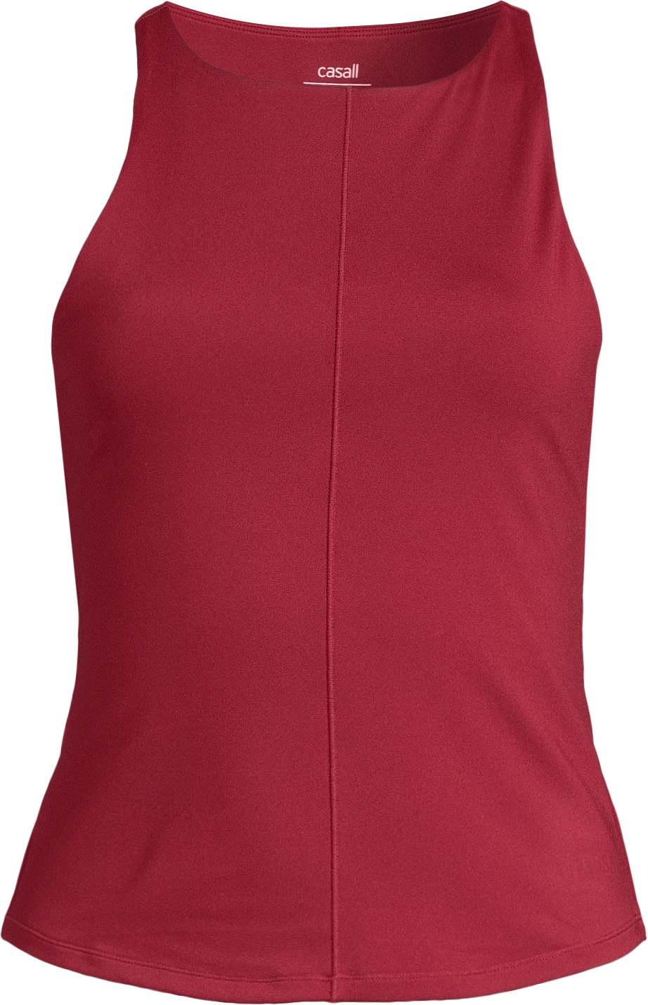 Casall Women's Soft Touch Built-In-Bra Tank Maroon Red