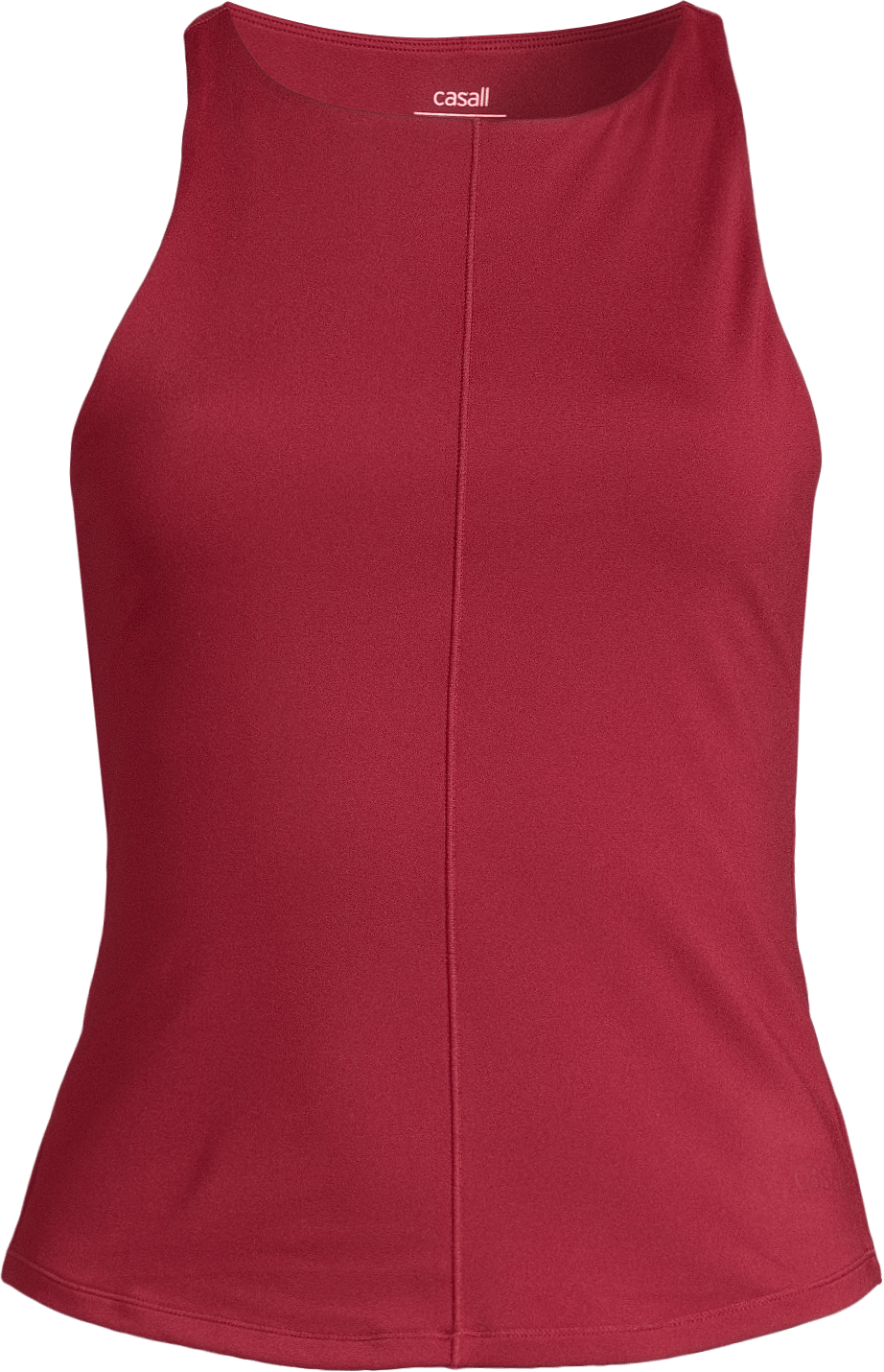 Casall Women's Soft Touch Built-In-Bra Tank Maroon Red