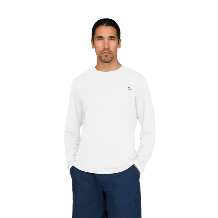 Norrøna Men's Femund Tech Long Sleeve Snow White Norrøna Norrøna Men's Femund Tech Long Sleeve Snow White Norrøna