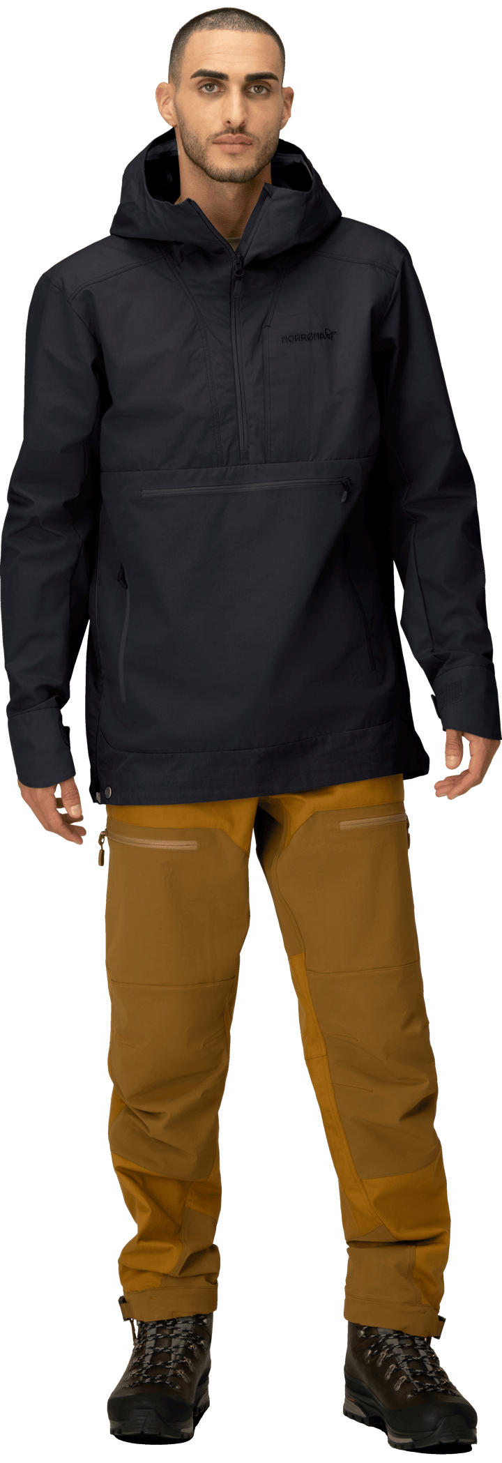 Norrøna Men's Femund Cotton Anorak Navy Blazer Norrøna