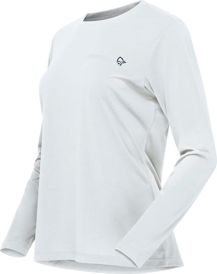 Norrøna Women's Femund Tech Long Sleeve Snow White Norrøna