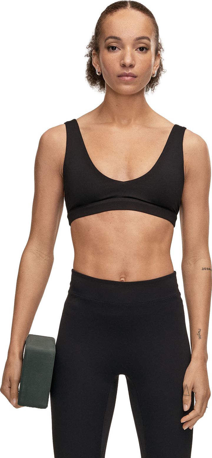 Casall Women's Soft Touch Padded Sports Bra Black Casall