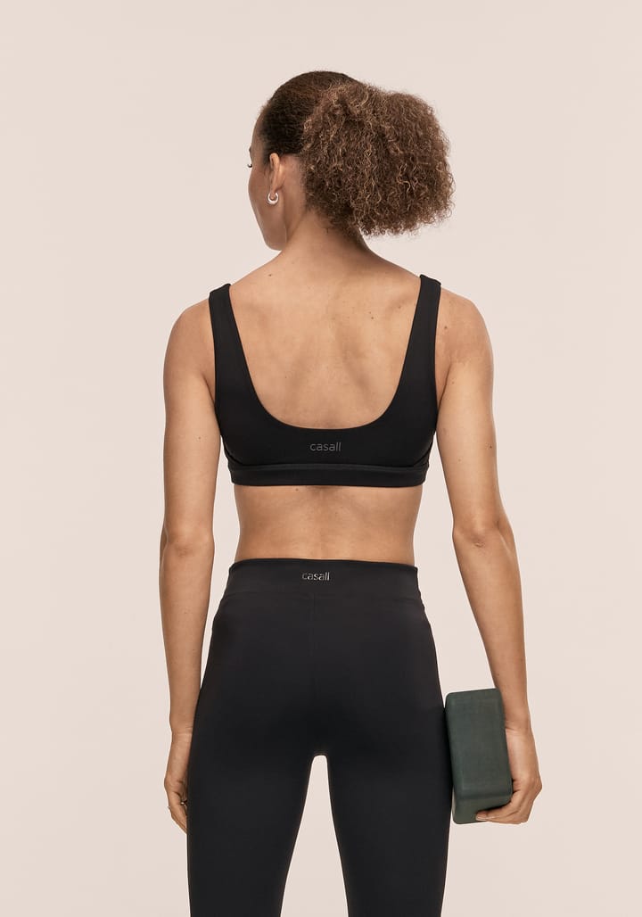 Casall Women's Soft Touch Padded Sports Bra Black Casall