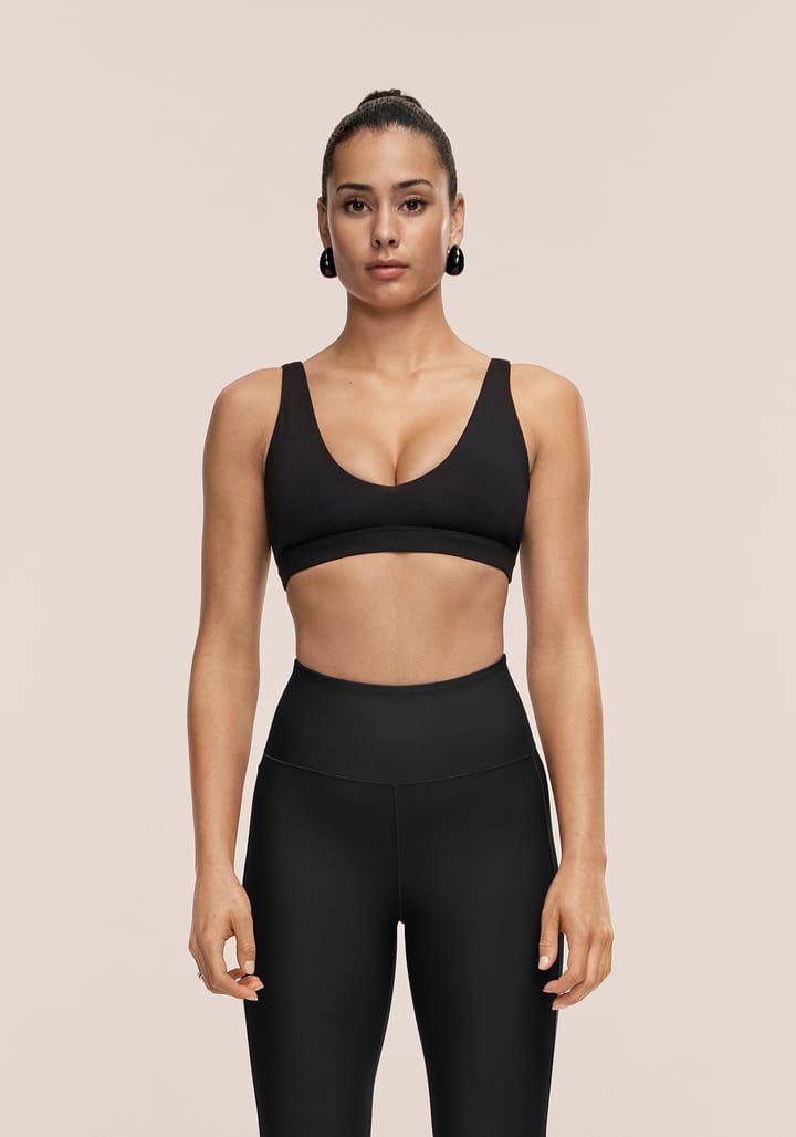 Casall Women's Soft Touch Padded Sports Bra Black Casall