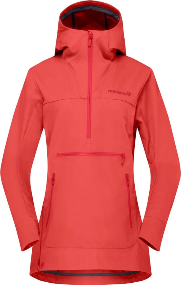Norrøna Women's Femund Cotton Anorak Paprika Norrøna