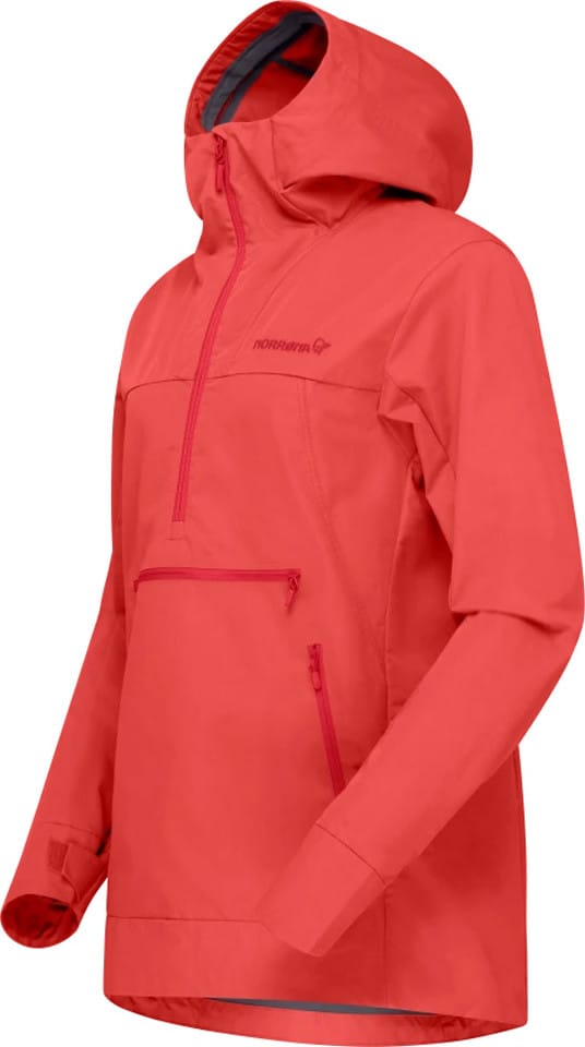 Norrøna Women's Femund Cotton Anorak Paprika Norrøna