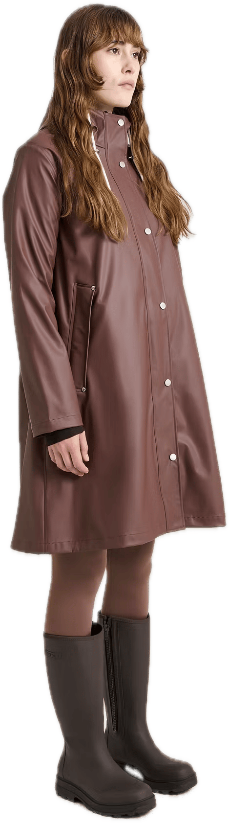 Tretorn Women's Wings A-Shape Rain Coat 635/french Roast Tretorn