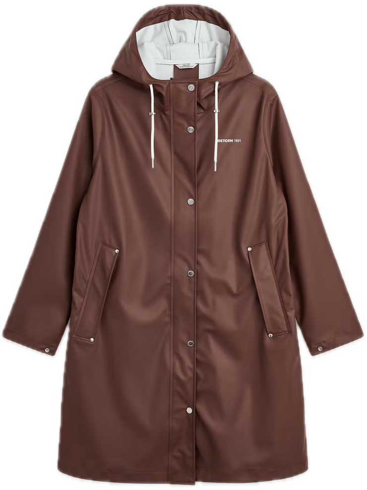 Tretorn Women's Wings A-Shape Rain Coat 635/french Roast