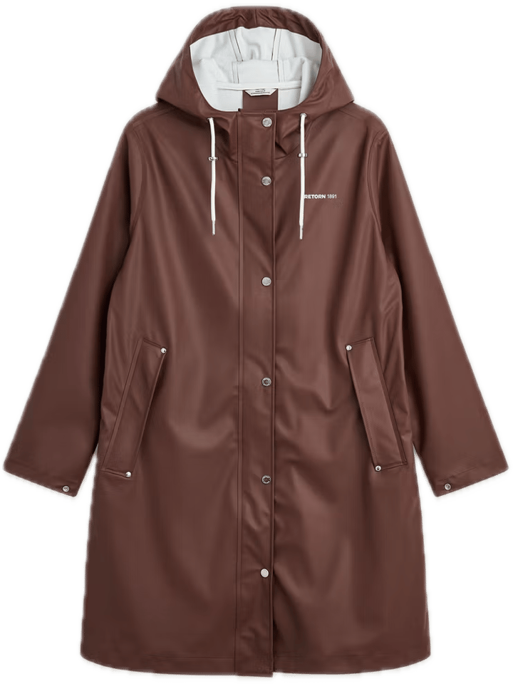 Tretorn Women's Wings A-Shape Rain Coat 635/french Roast Tretorn