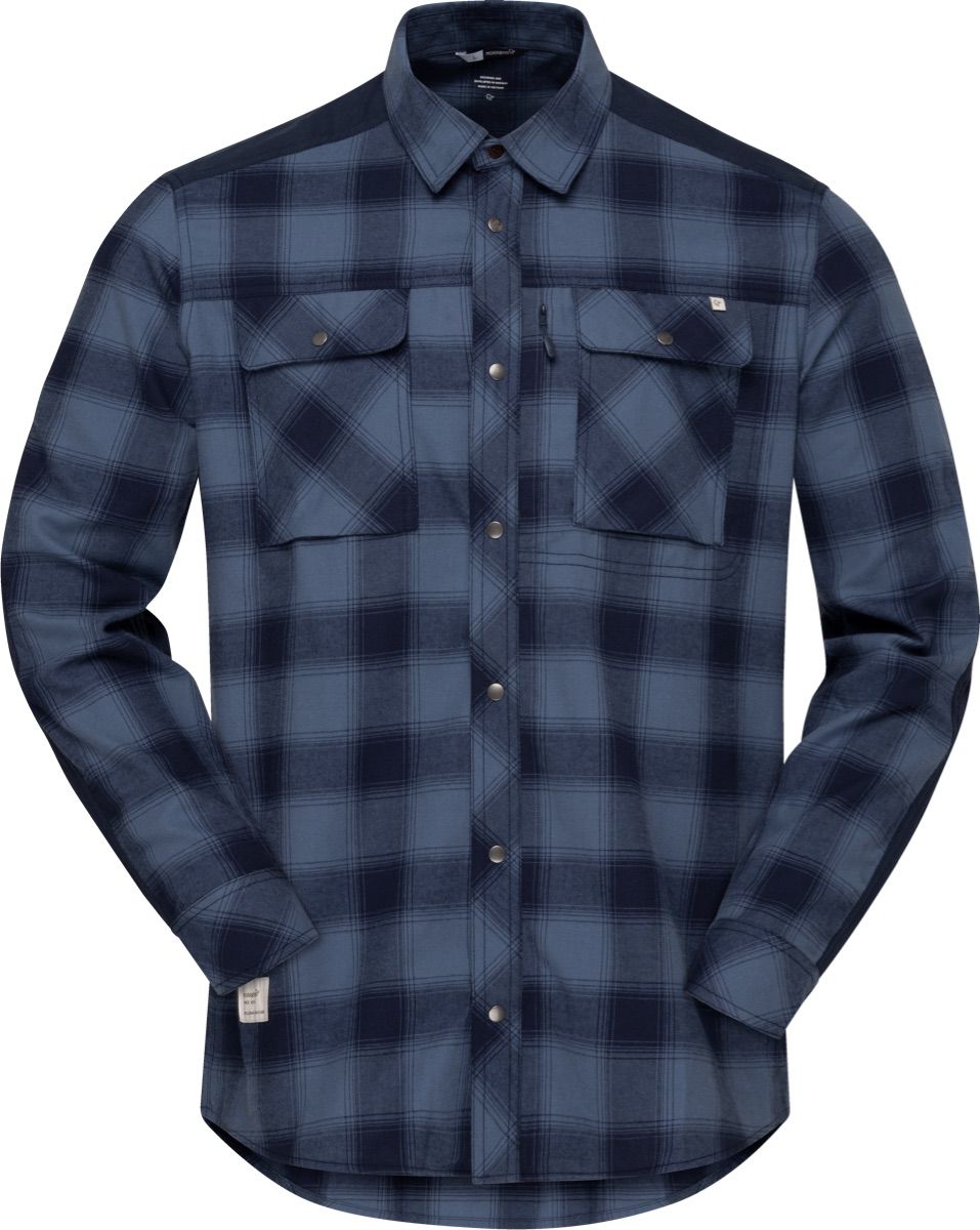 Norrøna Femund Flannel Shirt M'S Navy Blazer