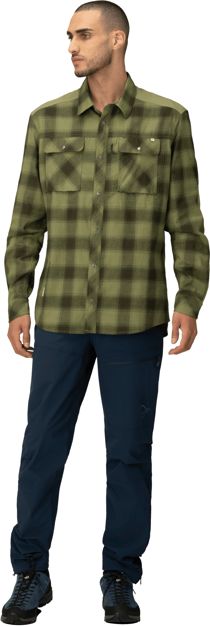 Norrøna Men's Femund Flannel Shirt Rosin Norrøna