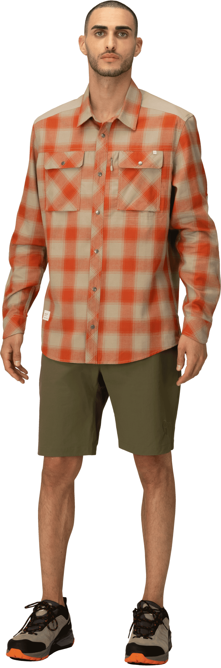 Norrøna Men's Femund Flannel Shirt Pureed Pumpkin Norrøna