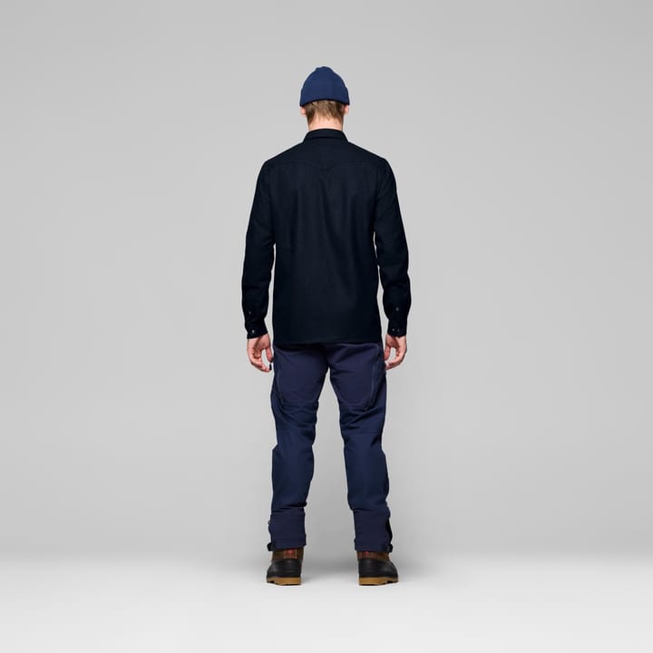 Norrøna Femund Wool Plain Shirt M'S Indigo Night Norrøna