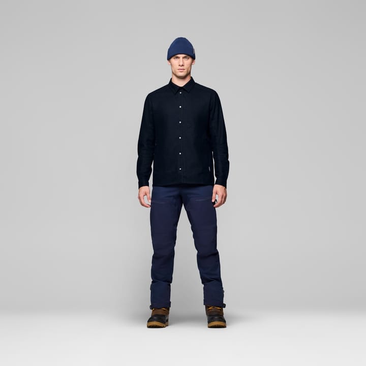 Norrøna Femund Wool Plain Shirt M'S Indigo Night Norrøna